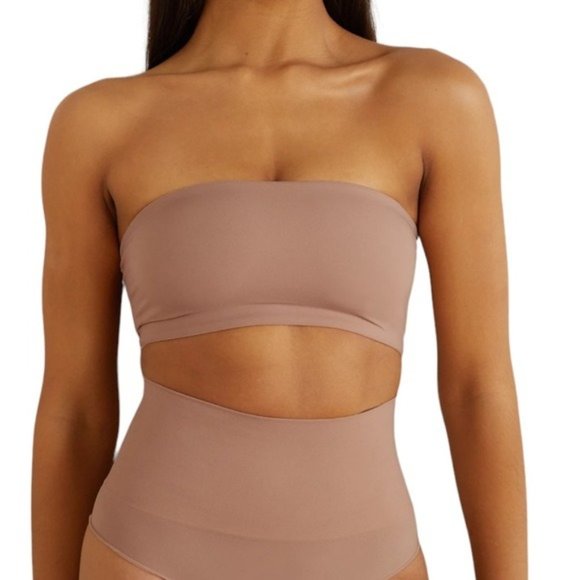 SKIMS Other - SKIMS Bandeau Fits Everybody Comfort Bra M Umber NWT